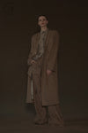 Mutedance 24 Autumn and Winter Flower Dye Wool Shirt MD-MD24FW71-CELADON